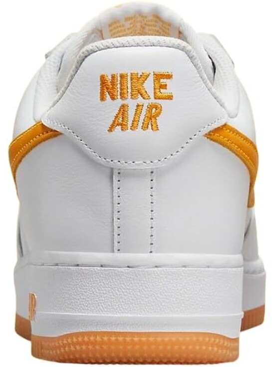 Nike Mens Air Force 1 \'07 Shoes White/University Gold Size 4 main image 5